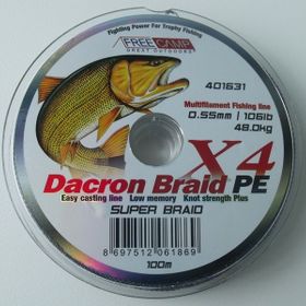 Free Camp 0,55 mm 100 m Dakron Misina