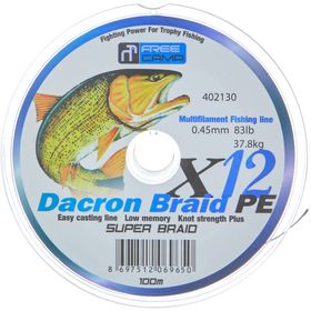 Free Camp Dakron 12 0.37 mm 100 m Braid Misina