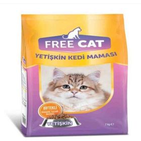Free Cat Biftekli 7 kg Yetişkin Kedi Kuru Maması