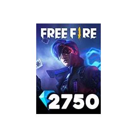 Free Fire 2750 Elmas