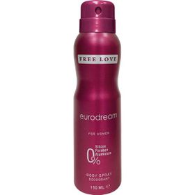 Free Love Eurodream 150 ml Kadın Sprey Deodorant