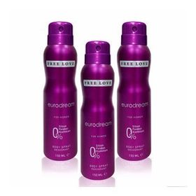 Free Love Eurodream 3x150 ml Kadın Sprey Deodorant