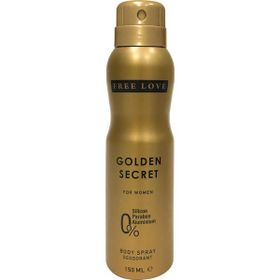 Free Love Golden Secret 150 ml Kadın Sprey Deodorant