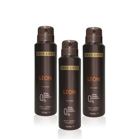 Free Love Leon 3x150 ml Erkek Sprey Deodorant