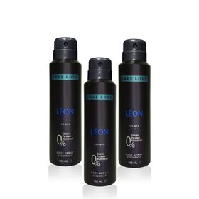Free Love Leon 3x150 ml Erkek Sprey Deodorant
