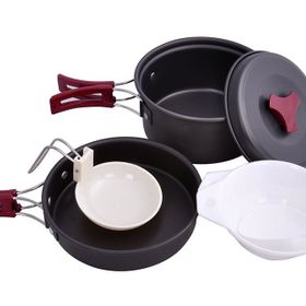 Freecamp Anodize Alüminyum Kazanlı Yemek Seti