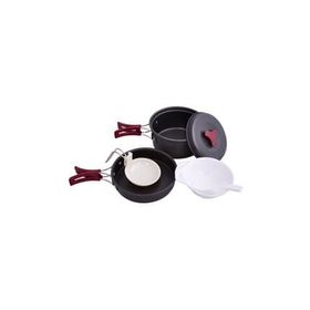 FreeCamp C564-HA Gri Anodize 520 gr Alüminyum Yemek Seti