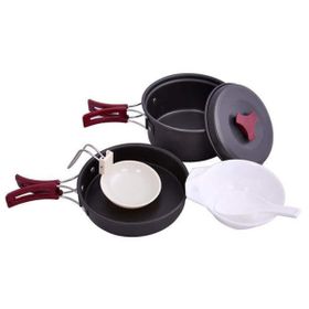FreeCamp C564-HA Gri Anodize 520 gr Alüminyum Yemek Seti