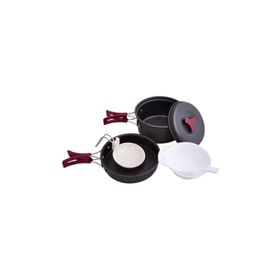 FreeCamp C564-HA Gri Anodize 520 gr Alüminyum Yemek Seti