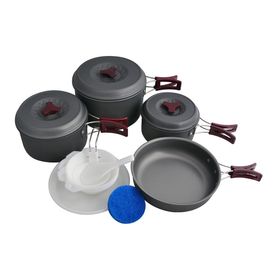 FreeCamp C565-HA Gri Anodize 1520 gr Alüminyum Yemek Seti