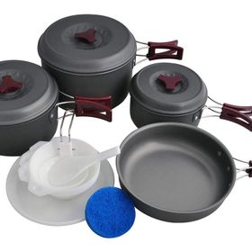 FreeCamp C565-HA Gri Anodize 1520 gr Alüminyum Yemek Seti