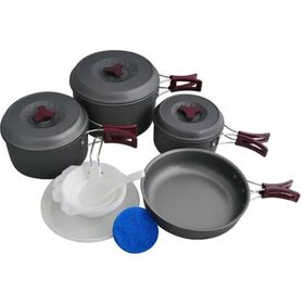 FreeCamp C565-HA Gri Anodize 1520 gr Alüminyum Yemek Seti