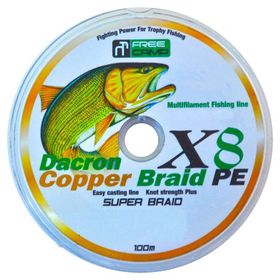 Freecamp Copper 8 Braid 100 m 0.60 mm Misina