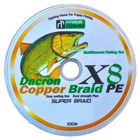 Freecamp Copper 8 Braid 100 m 0.60 mm Misina