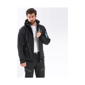 Freecamp Eagle Softshell Siyah Mavi Erkek Ceket