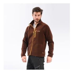 Freecamp Man Full Zipper Fleece Kahverengi Erkek Polar