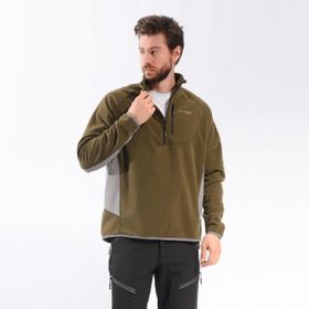 Freecamp Man Half Zipper Fleece Haki Erkek Polar