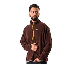 Freecamp Man Half Zipper Fleece Kahverengi Erkek Polar