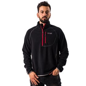 Freecamp Man Half Zipper Fleece Siyah Erkek Polar
