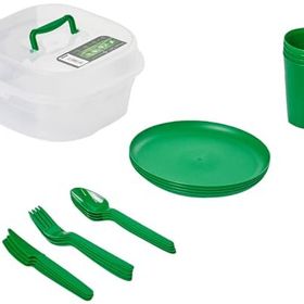 Freecamp Yeşil 4 Kişilik Piknik Seti