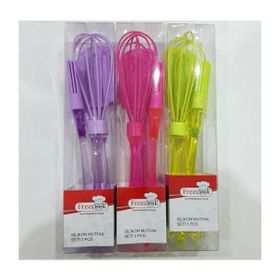 Freecook Spatula-Çırpıcı-Fırça 3'lü Set