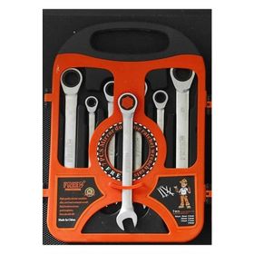 Freed YH-0021 Tools Cırcırlı 7 Parça Kombine Anahtar Takımı Seti