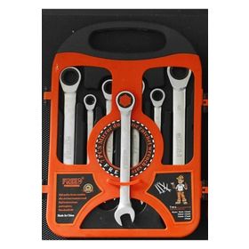 Freed YH-0021 Tools Cırcırlı 7 Parça Kombine Anahtar Takımı Seti