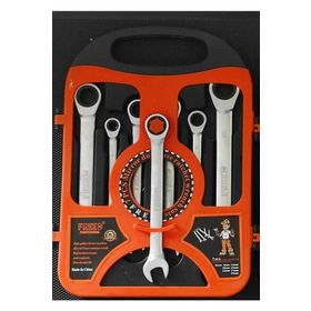 Freed YH-0021 Tools Cırcırlı 7 Parça Kombine Anahtar Takımı Seti