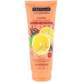 Freeman 175 ml Temizleme&Yağdan Arındıran Şekerli Çay ve Limonlu Soyulabilen Kil Maskesi