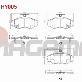 FREN BALATASI ARKA PABUÇLU HYUNDAI H100