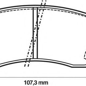 FREN BALATASI ÖN SUZUKI SWIFT 1,0 - 1,3 - 1,6 (89-)