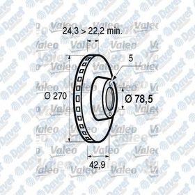 FREN DİSKİ ÖN FORD TRANSİT T15