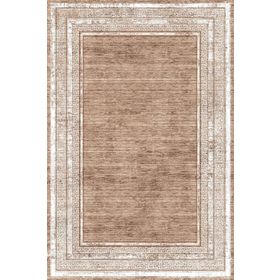 Frenda Home Vizon 100x200 Çerçeve Desenli Dijital Baskılı Pamuk Taban Halı