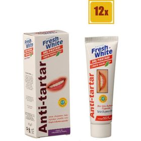 Fresh Antitartar 90 gr 12'li White Diş Pastası