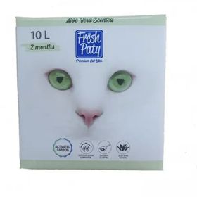 Fresh Paty 10 lt Aloe Vera Kokulu Aktif Karbonlu Kedi Kumu