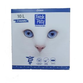 Fresh Paty 10 lt Clinic Süper Emici Özellikli Topaklaşan Kedi Kumu
