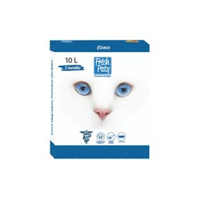 Fresh Paty 10 lt Clinic Süper Emici Özellikli Topaklaşan Kedi Kumu