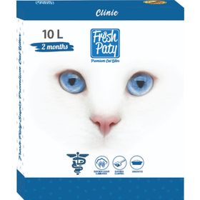 Fresh Paty 10 lt Clinic Süper Emici Özellikli Topaklaşan Kedi Kumu