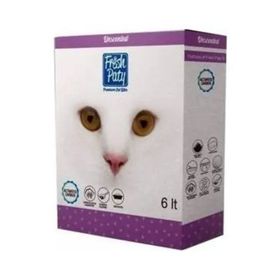 Fresh Paty 2x6 lt Unscented Kokusuz Aktif Carbonlu Topaklaşan Kedi Kumu
