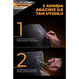 Fresh Start Alfa Romeo Giulietta Uyumlu 4D Premium Model Gri Havuzlu Paspas