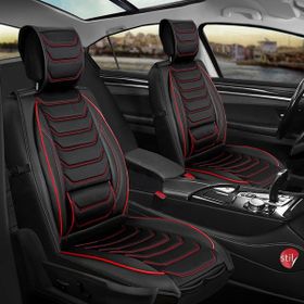 Fresh Start Bmw 2 Serisi 218 Uyumlu Lüx Deri Ön Arka Takım Antalya Serisi Siyah Kırmızı Oto Koltuk Kılıfı