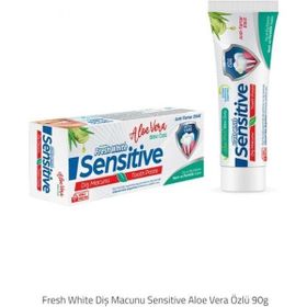 Fresh White 90 gr Sensitive Aloe Vera Özlü Diş Macunu