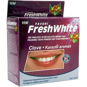 Fresh White Clove Karanfil Aromalı 50 ml Diş Tozu