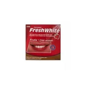 Fresh White Toz Çilek Aromalı 50 gr Diş Parlatıcı