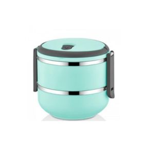 FreshBox 2 Katlı Gri Yemek Termosu Sefer Tası