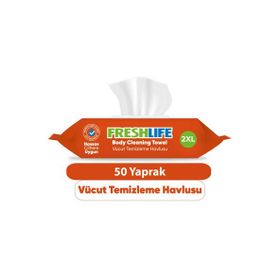 Freshlife 50x12 600 Yaprak Vücut Temizleme Havlusu