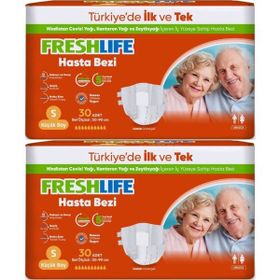 Freshlife 60 Adet S Belbantlı Hasta Bezi