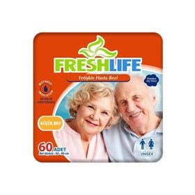 Freshlife 60 Adet S Belbantlı Hasta Bezi