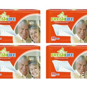 Freshlife 60x90 30'lu 4 Paket 120 Adet 1 Koli Yatak Koruyucu Alez Örtü