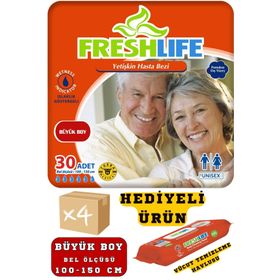 Freshlife Belbantlı Large Beden 120 Adet Hasta Bezi